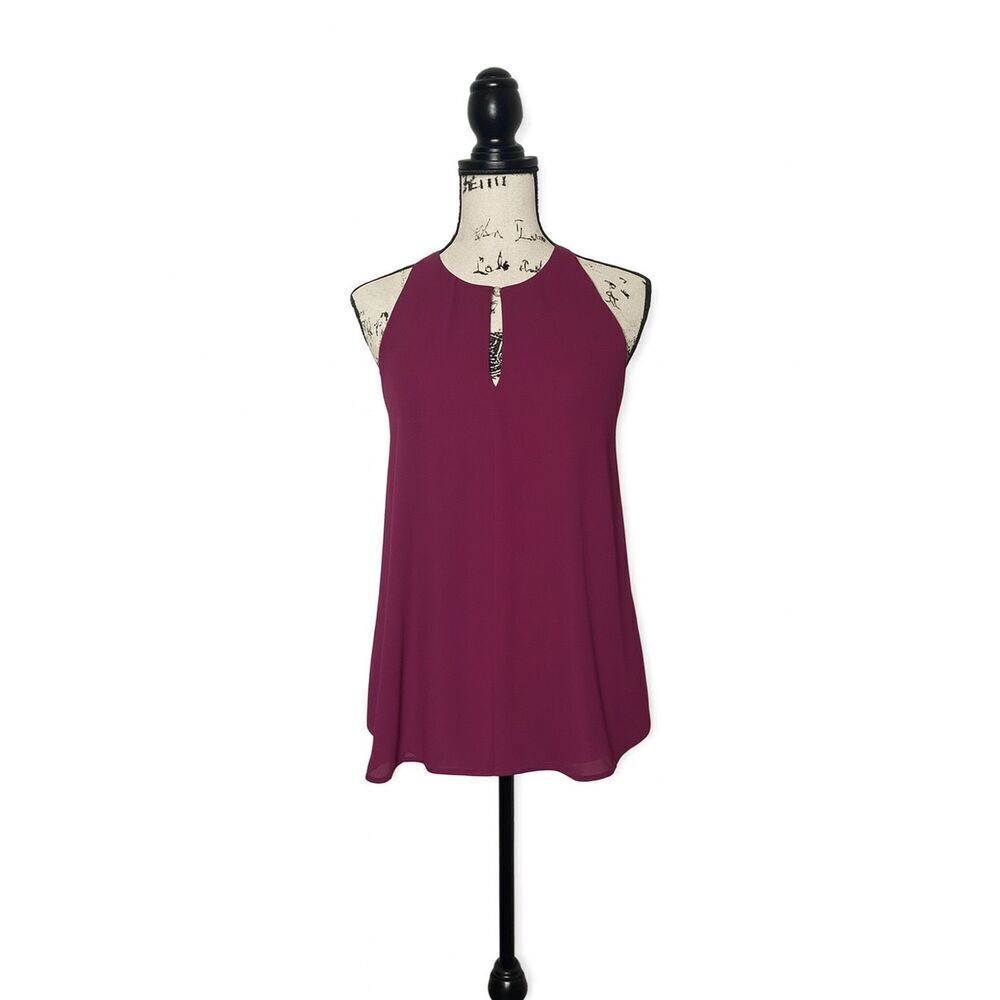 Maison Jules SZ M purple flowy tank top